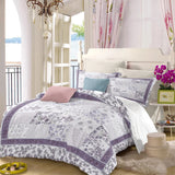 Patchwork Flower Maribel Willow Quilt / Doona / Duvet Cover set
