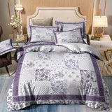 Patchwork Flower Maribel Willow Quilt / Doona / Duvet Cover set