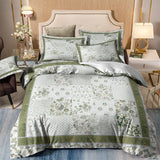 Patchwork Flower Vivienne Leaf Quilt / Doona / Duvet Cover set