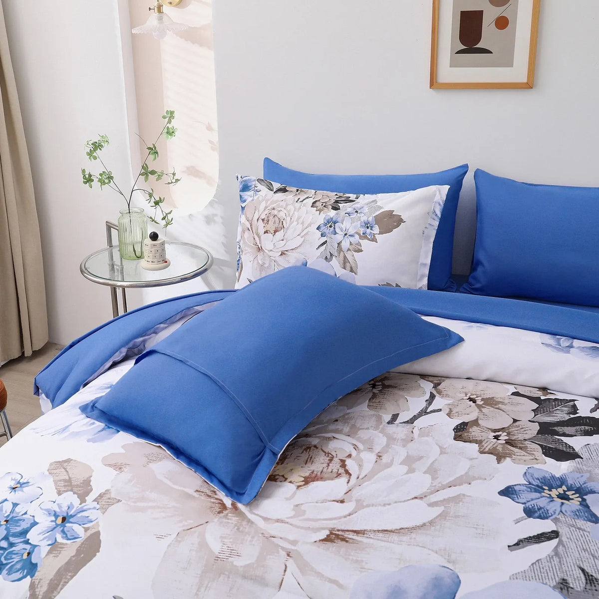 Blue Bloom Seraphine Ivy Quilt / Doona / Duvet Cover set