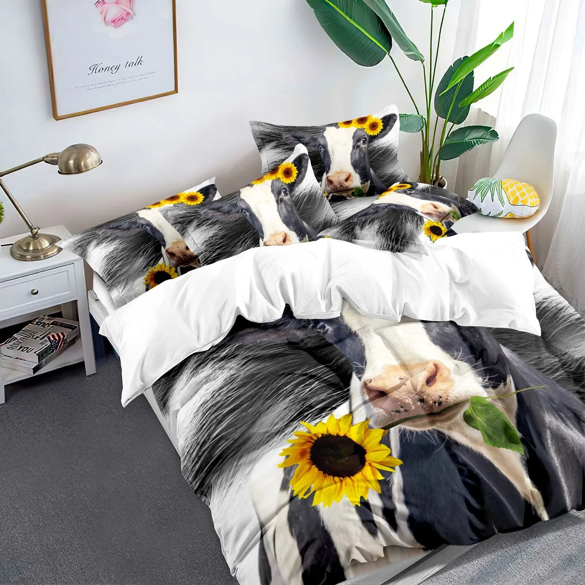 Bouquet Solenne Bloomscape Quilt / Doona / Duvet Cover set