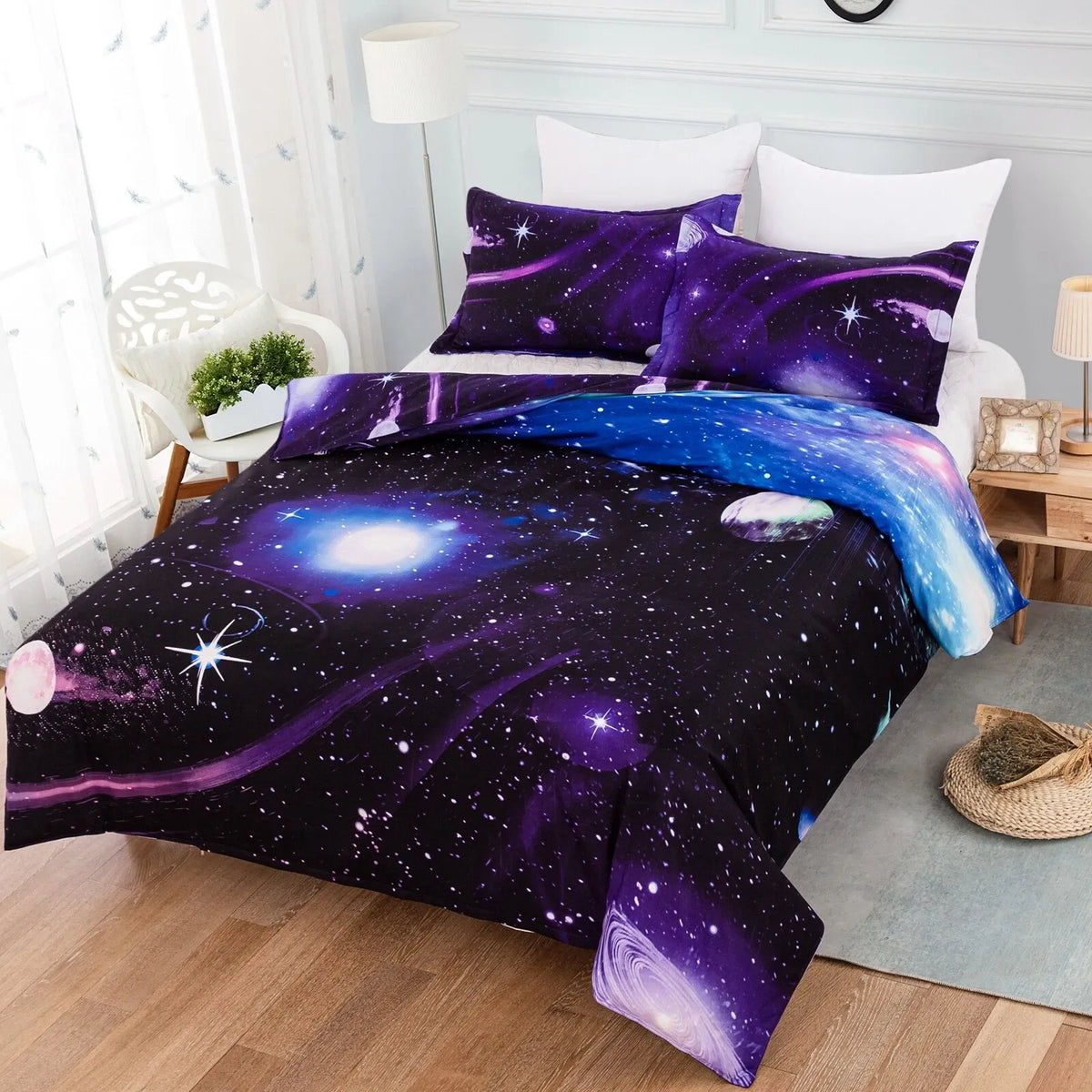 Galaxy Estelle Bloomscape Quilt / Doona / Duvet Cover set