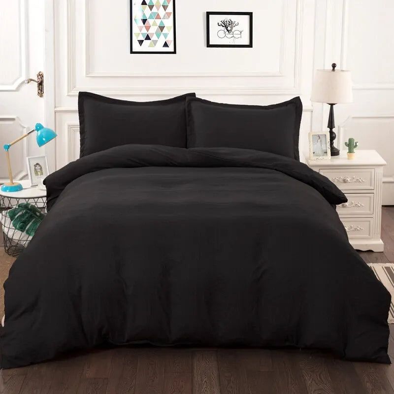 Black Seville Heritage Quilt / Doona / Duvet Cover set