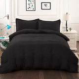 Black Seville Heritage Quilt / Doona / Duvet Cover set