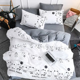 Stripe Isadora Dahlia Quilt / Doona / Duvet Cover set