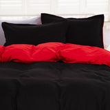 Black Nordic Gallery Quilt / Doona / Duvet Cover set