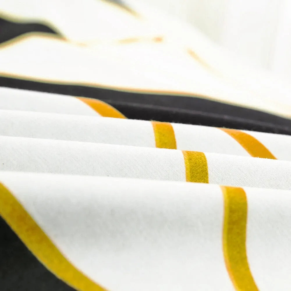 Geometry Brown Seville Marigold Quilt / Doona / Duvet Cover set