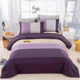 Gray Purple Amalfi Gallery Quilt / Doona / Duvet Cover set