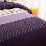 Gray Purple Amalfi Gallery Quilt / Doona / Duvet Cover set