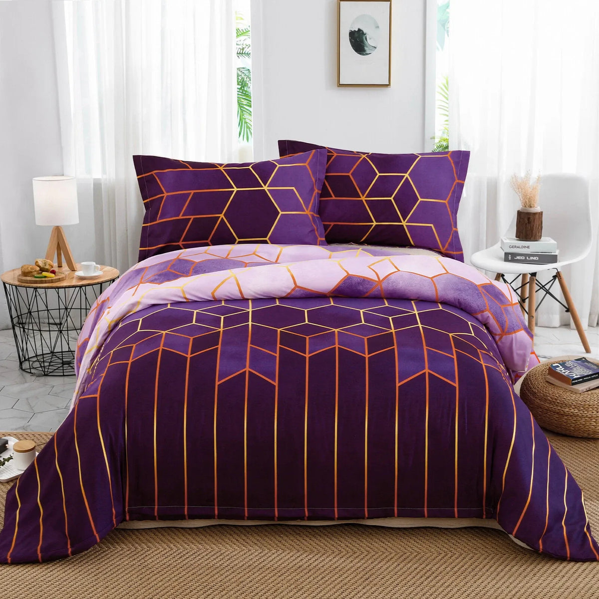 Bohemian Lumiere Dahlia Quilt / Doona / Duvet Cover set