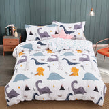 Dinosaur Noelle Leaf Quilt / Doona / Duvet Cover set