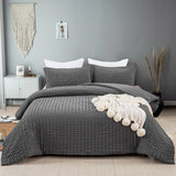 Seersucker Dark Geneva Elegance Quilt / Doona / Duvet Cover set