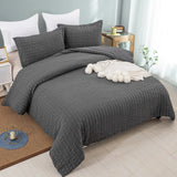 Seersucker Dark Geneva Elegance Quilt / Doona / Duvet Cover set