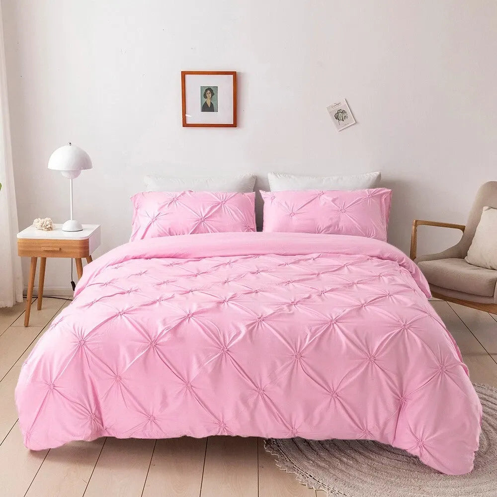 Pink Lumiere Marigold Quilt / Doona / Duvet Cover set