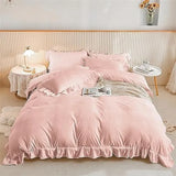 Ruffled Edge Marseille Eden Quilt / Doona / Duvet Cover set
