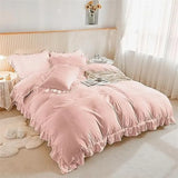Ruffled Edge Marseille Eden Quilt / Doona / Duvet Cover set