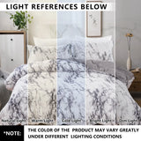 Gray Marbled Como Serenity Quilt / Doona / Duvet Cover set