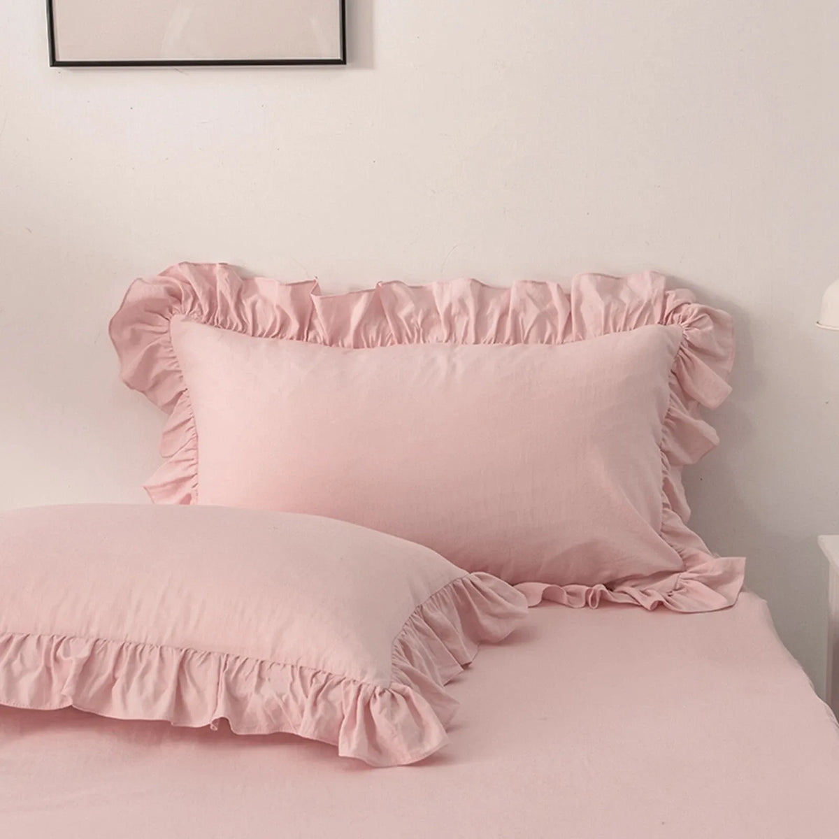 Multi Ruffled Bellagio Willow Quilt / Doona / Duvet Cover set