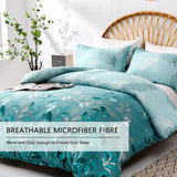 Green Leaf Cannes Quilt / Doona / Duvet Cover set