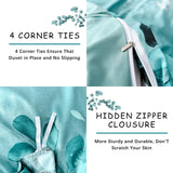 Green Leaf Cannes Quilt / Doona / Duvet Cover set