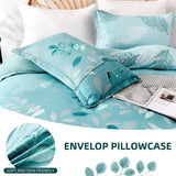 Green Leaf Cannes Quilt / Doona / Duvet Cover set