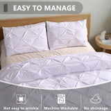 White Lucerne Bloomscape Quilt / Doona / Duvet Cover set
