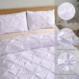 White Lucerne Bloomscape Quilt / Doona / Duvet Cover set