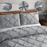 Grey Lorette Marigold Quilt / Doona / Duvet Cover set
