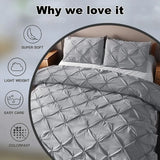 Grey Lorette Marigold Quilt / Doona / Duvet Cover set