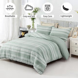 Bohemian Striped Margaux Bloomscape Quilt / Doona / Duvet Cover set