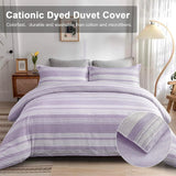 Stripe Sabine Heritage Quilt / Doona / Duvet Cover set