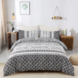 Gray Bohemian Elysian Marigold Quilt / Doona / Duvet Cover set