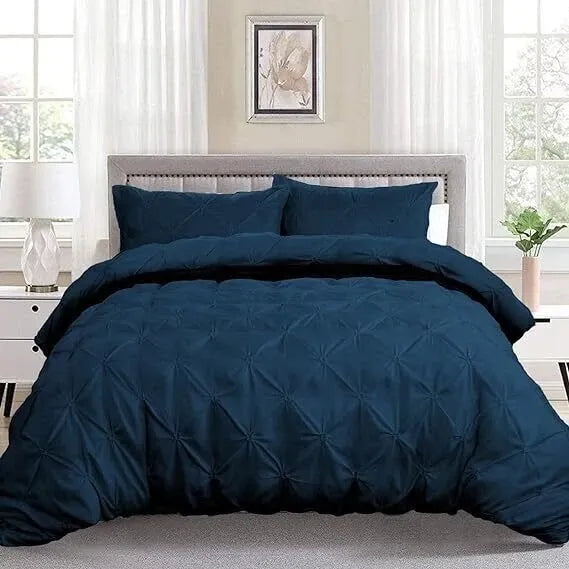 Blue Lombardy Ivy Quilt / Doona / Duvet Cover set