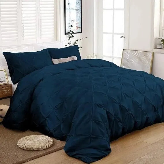 Blue Lombardy Ivy Quilt / Doona / Duvet Cover set