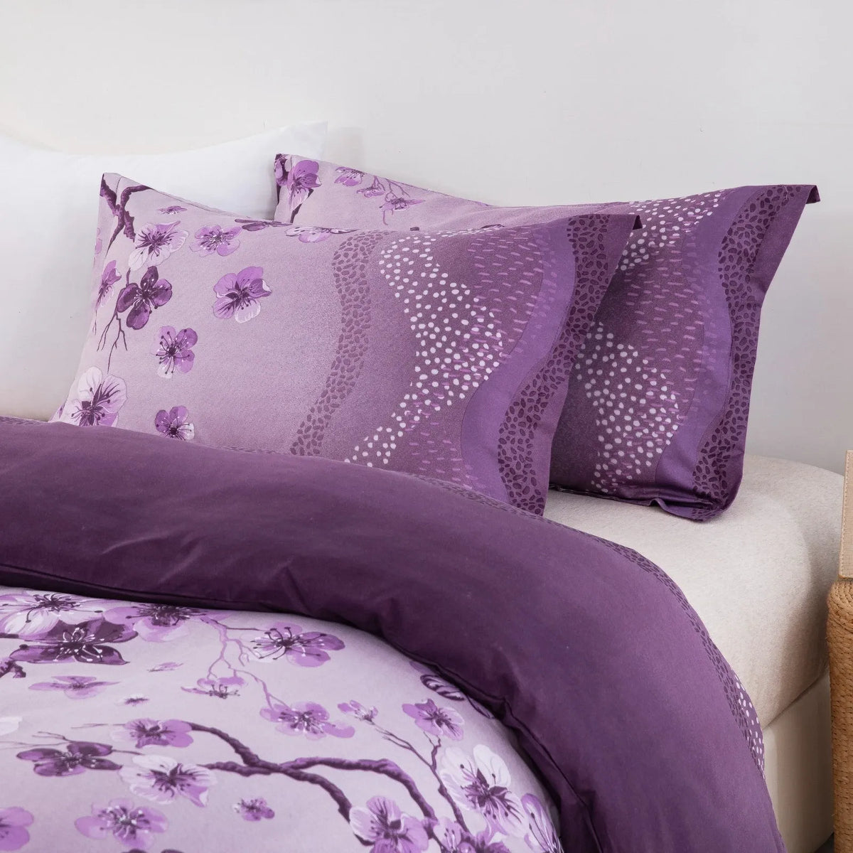 Stripe Chantilly Eden Quilt / Doona / Duvet Cover set