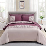 Red Bohemian Noelle Botanical Quilt / Doona / Duvet Cover set