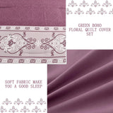 Red Bohemian Noelle Botanical Quilt / Doona / Duvet Cover set