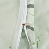 Green Alpine Botanical Quilt / Doona / Duvet Cover set