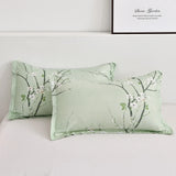 Green Alpine Botanical Quilt / Doona / Duvet Cover set
