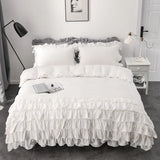 Multi Ruffled Celeste Charm Quilt / Doona / Duvet Cover set
