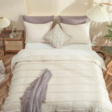 Stripes Sylvie Heritage Quilt / Doona / Duvet Cover set