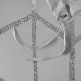 Light Grey Palermo Leaf Quilt / Doona / Duvet Cover set