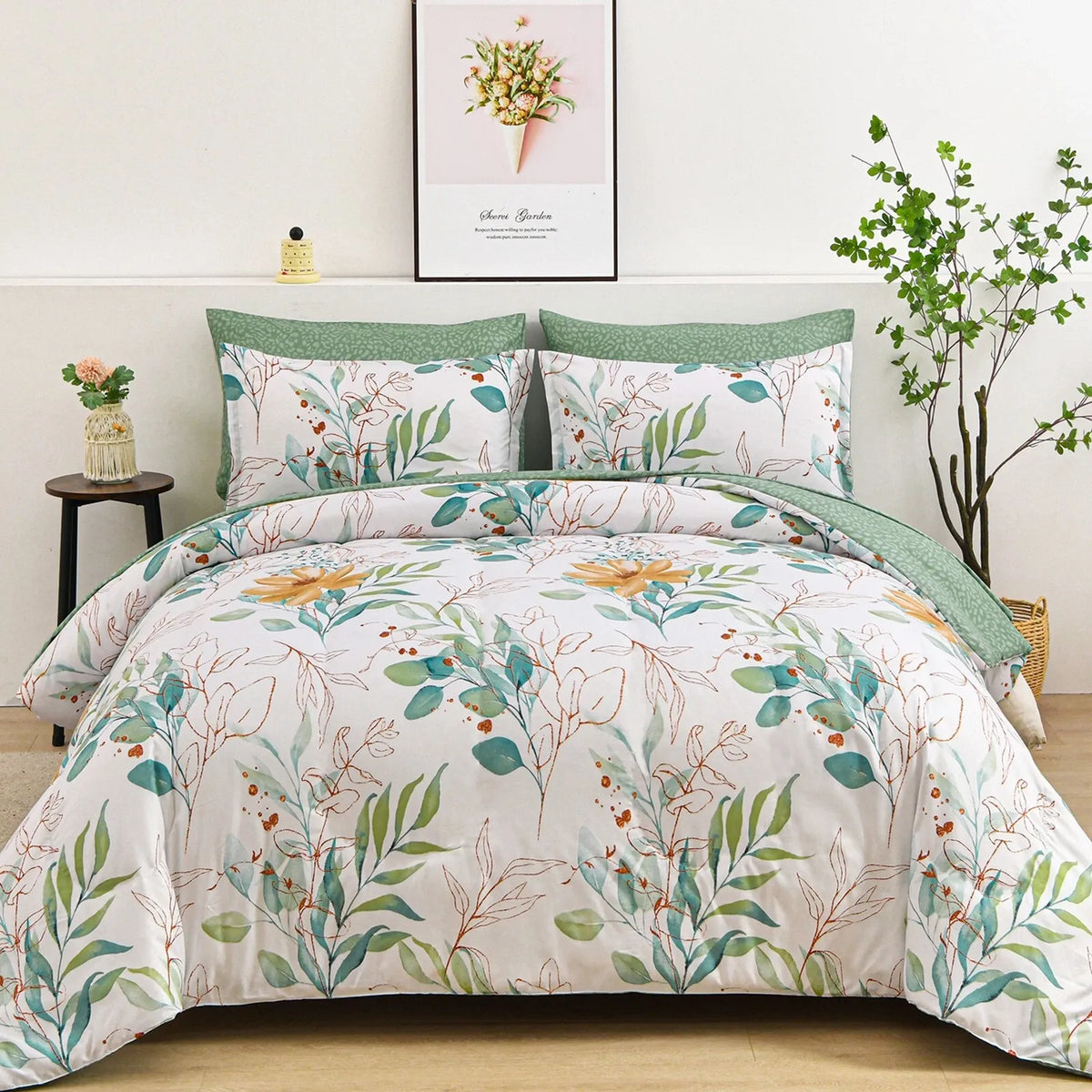 Butterfly Seraphine Bloomscape Quilt / Doona / Duvet Cover set