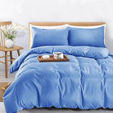 100% Cotton Navy Blue Maribel Dahlia Quilt / Doona / Duvet Cover set