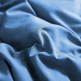100% Cotton Navy Blue Maribel Dahlia Quilt / Doona / Duvet Cover set