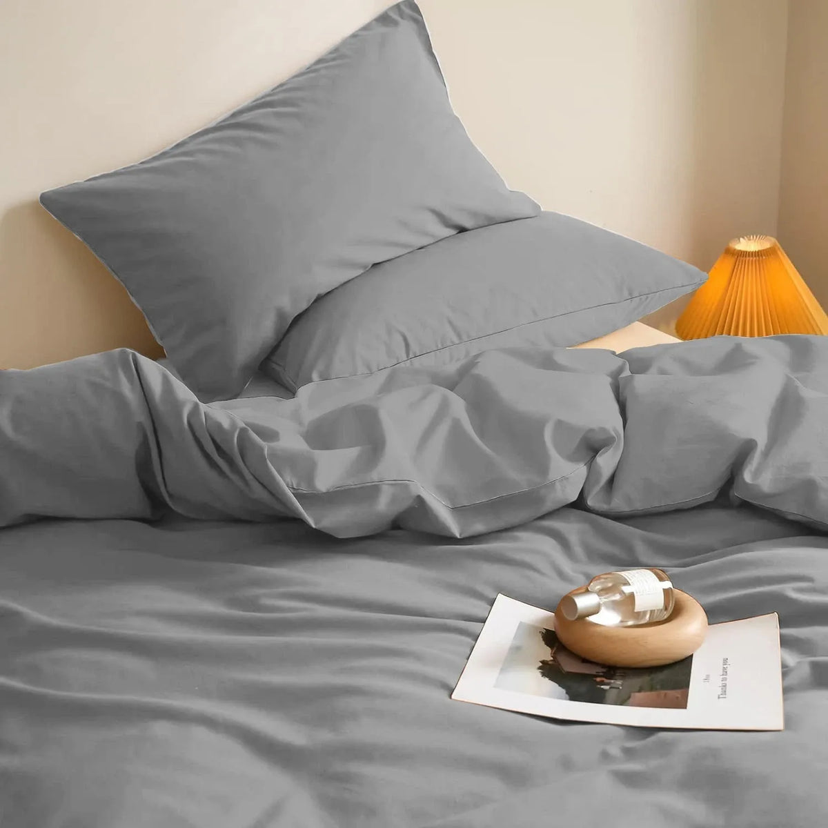2000TC Bloom Lorette Willow Quilt / Doona / Duvet Cover set