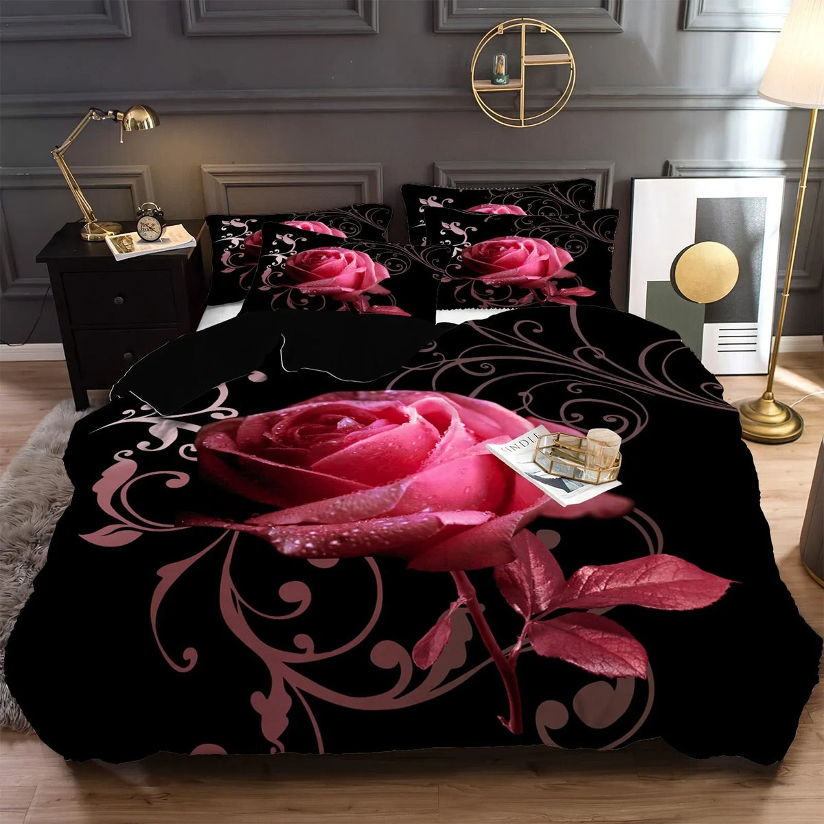 Bohemian Arabelle Botanical Quilt / Doona / Duvet Cover set