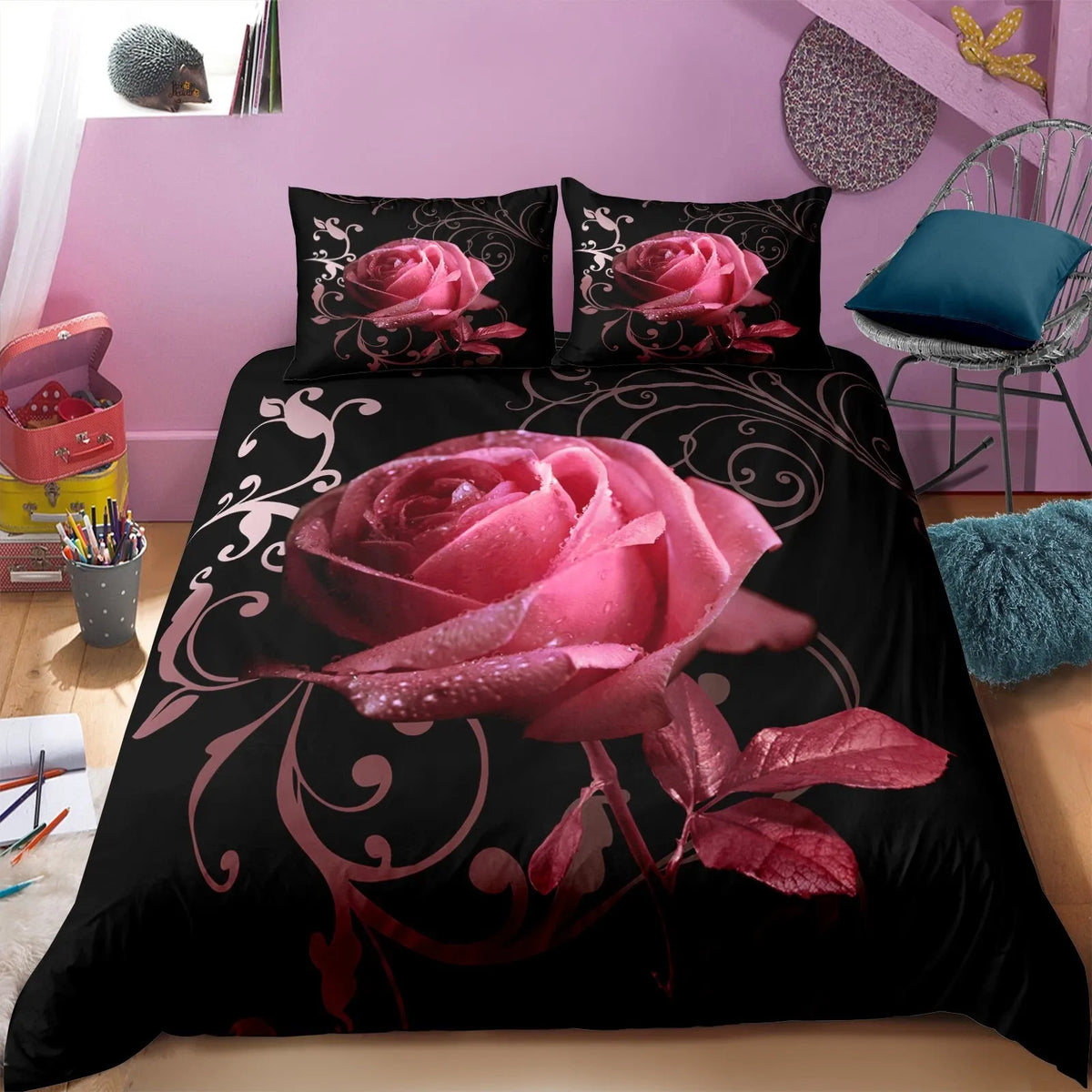 Bohemian Arabelle Botanical Quilt / Doona / Duvet Cover set