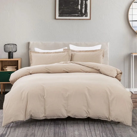 100% Cotton Linen Catalina Dahlia Quilt / Doona / Duvet Cover set