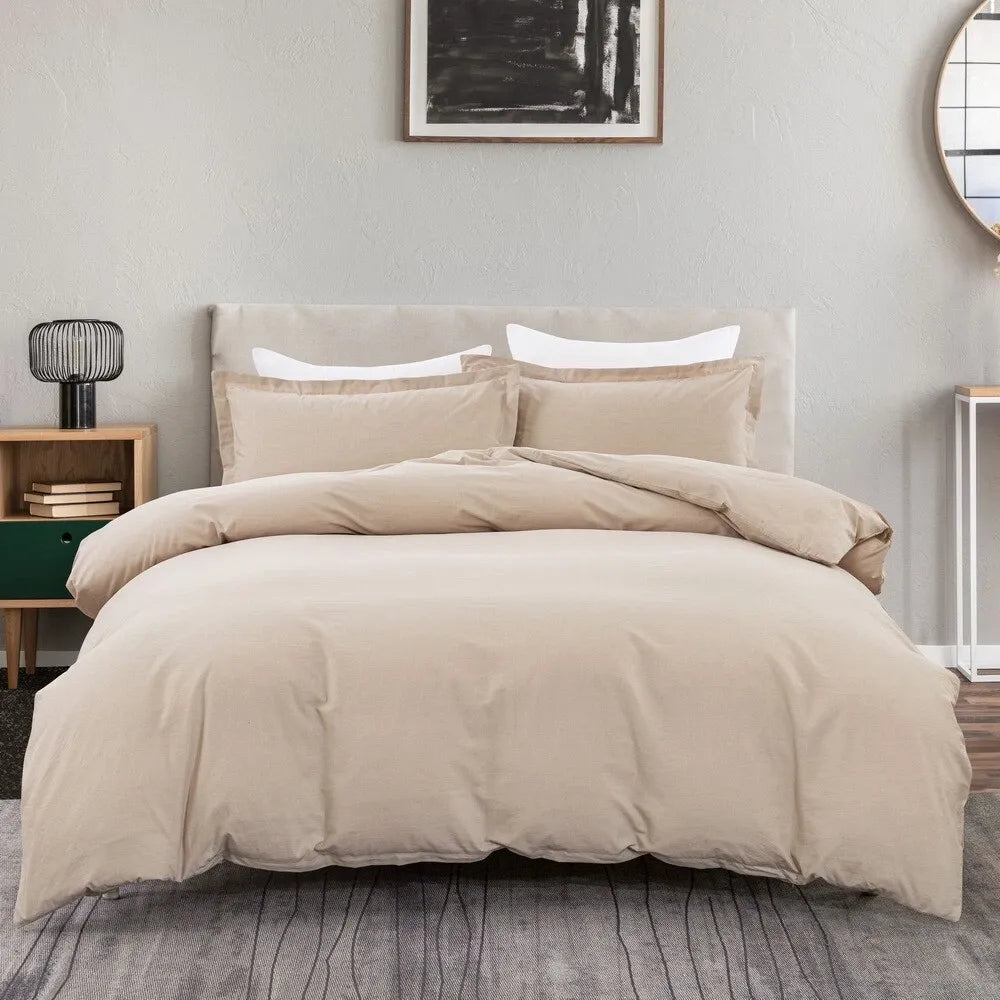 100% Cotton Linen Catalina Dahlia Quilt / Doona / Duvet Cover set
